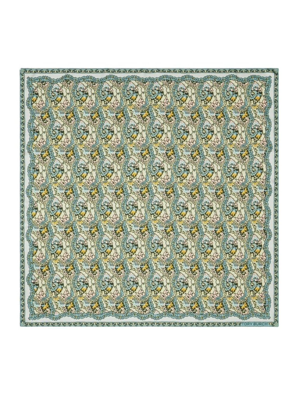 Tory Burch Dream Paisley Silk Square Scarf NWT